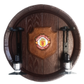 Manchester United FC Large Barrel End Liquor Dispensers with 2 Optics. Brand New Collections Allowed