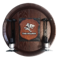 Sharks Rugby Large Barrel End Liquor Dispensers with 2 Optic Sets. Brand New. Collections Allowed.