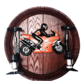 SuperBike Large Barrel End Liquor Dispensers with 2 Sets of Optics. Brand New. Collections Allowed.