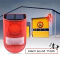 Solar Alarm LED Lamp, Solar Motion Sensor Sound and LED Light Alarm. Collections are allowed.