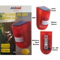 Solar Alarm LED Lamp, Solar Motion Sensor Sound and LED Light Alarm. Collections are allowed.