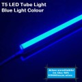 BLUE LED Integrated Tube Lights Frosted Cover Complete With Brackets & Fittings. Collections allowed