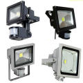 20W PIR Motion Sensor LED 220V AC Floodlights In Cool White. Collections Are Allowed.