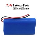 Rechargeable 18650 Battery Twin Pack 7.4V 2-Cells Pack Light Duty Applications. Collections allowed.