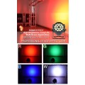 Professional Disco Stage DJ Party Wash LED Light DMX512 PARCAN 6in1 RGBWA. Collections Are Allowed.