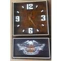 Harley Davidson Motor Cycles Box Clock. Brand New Product. Collections are allowed.