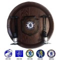Chelsea FC Large Barrel End Liquor Dispensers with 2 Optic Sets. Brand New. Collections Are Allowed.