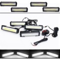 Car Grille and Bumper 4in1 COB LED Strobe Flash Cluster Light Kit. Collections are allowed.