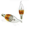 LED Candle Design Light Bulbs: Hi Output Lumens 3W 220V Pig Tail. Collections are allowed.