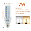LED Light Bulbs: 7W U-Shape Energy Saver Corn Design 220V in E27 and B22. Collections allowed