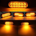 Motor Vehicle Strobe Flash Grille Cluster Amber Orange LED Lights 12V/24V. Collections Are Allowed.