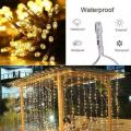 LED Decorative Fairy Curtain Lights Waterproof 220V AC in Warm White. Collections are allowed.