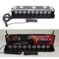 9LEDs Windscreen Vehicle Flash Strobe Dashboard Light Very Long Version. Collections Are Allowed.