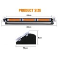 Very Long Amber COB LED Windscreen Emergency Vehicle Flash Warning Dash Light. Collections allowed.