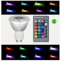 LED MULTI COLOUR RGB MAGIC SPOT/DOWN LIGHT BULB with REMOTE CONTROL. Collections are allowed.