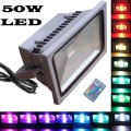 MultiColour LED RGB Floodlight: 50W 220V Waterproof + 24-Key IR Remote Control. Collections allowed.