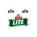 Castle Lite Large Barrel End Liquor Dispensers with 2 Sets of Optics. Brand New. Collections Allowed