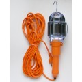 Portable Electric Hand Held Heavy Duty Lamp with an Extension Cable / Cord. Collections are allowed.