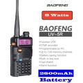 BAOFENG UV-5R Walkie Talkie VHF UHF Dual Band 8W Handheld Two Way Radio. Collections Allowed.