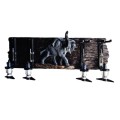 Bull Elephant Faux Railway Sleeper Liquor Dispensers with 4 Optics. Brand New. Collections Allowed.