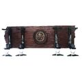 Richelieu Faux Railway Sleeper Liquor Dispensers with 4 Optic Sets. Brand New. Collections Allowed.