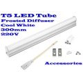 LED Integrated T5 Tube Lights 220V Frosted Cover with Mounting Accessories. Collections Are Allowed.