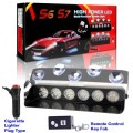 LED Windscreen Strobe Cool White Vehicle Flash Dashboard Light + Remote Control. Collections Allowed