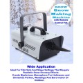 600W Snow Making Machine, Wireless Remote Control Snowflake Maker 220V. Collections Are Allowed.