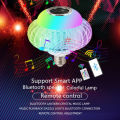Wireless Music Bluetooth LED Crystal Bulb Lamp RGB Colour Stereo Audio Speaker. Collections Allowed.