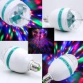RGB LED Rotating DJ Party Disco Stage E27 Socket Lamp Colourful Compact. Collections Are Allowed.