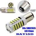 Cool White 1157/BAY15D 16W 990lm 66xSMD2835 LED Light Bulb, DC9~32V. Collections Are Allowed.