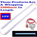 Very Long 1200mm LED Tube Lights 12Volts Aluminium Rigid Strip Lights. Collections Are Allowed.
