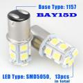 Cool White 1157/BAY15D 8W 440lm 13xSMD5050 LED Light Bulb, DC9~32V. Collections Are Allowed.
