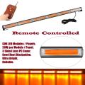 Amber Orange Vehicle Flash LED Strobe Light Bar COB LED Remote Controlled. Collections Are Allowed.