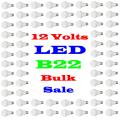 BULK SALE: 50x LED Light Bulbs 9W LED 12V B22. Can Be Powered By A 12V Battery. Collections Allowed