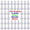BULK SALE: 100x LED Light Bulbs 3W LED 12V E27. Can Be Powered By A 12V Battery. Collections Allowed