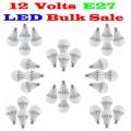 BULK SALE: 50x LED Light Bulbs 5W LED 12V E27. Can Be Powered By A 12V Battery. Collections Allowed