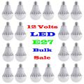 Can Be Used With A 12V Battery. BULK SALE: 100x LED Light Bulbs 3W LED 12V E27. Collections Allowed.