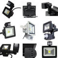 PIR Motion Sensor LED 220V Floodlights in 50W Cool White. Collections Are Allowed.