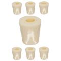 Pack of 6 Silicone Rubber Bungs Replacements For 25ml KWIK-SHOT Optic Head. Collections Allowed.