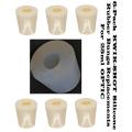 Pack of 6 Silicone Rubber Bungs Replacements For 25ml KWIK-SHOT Optic Head. Collections Allowed.