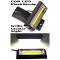 Cluster Grille COB LED Flash Strobe Cool White Lights for Motor Vehicles. Collections Are Allowed.