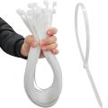 10pcs Giant 700mm Long, 8.8mm Wide Heavy Duty Nylon Cable Zip Ties White Colour. Collections Allowed