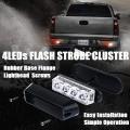 Cool White Cluster Grille Side Marker LED Flash Strobe Lights for Vehicles. Collections Are Allowed.