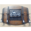 Cruiser Motorbike Flat Barrel Liquor Dispensers with 4 Optic Sets. Brand New. Collections Allowed.