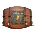 Captain Morgan Rum Flat Barrel Liquor Dispensers With 4 Optic Sets. Brand New. Collections Allowed.