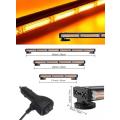 Magnetic LED Double Side Strobe Flash 90cm Light Bar Amber Orange Yellow Colour. Collections Allowed