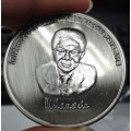 Nelson Mandela ~ Let Freedom Regin ~ Nickel Clad Bullion Coin