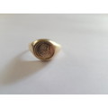 9ct Peso Coin Ring