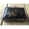 Chinoiserie Lacquer trinket box